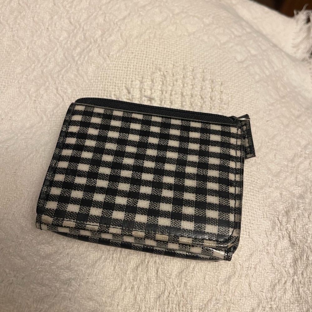 Checkered wallet